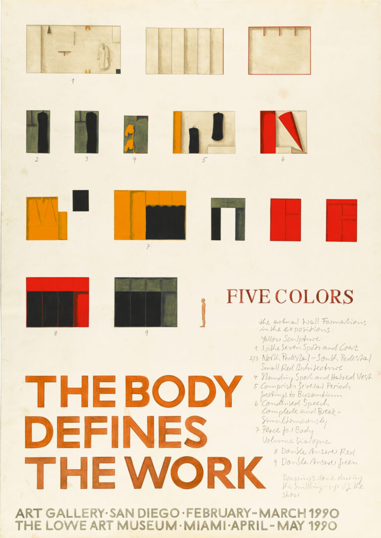Five Colors - The Body Defines the Work, 1990