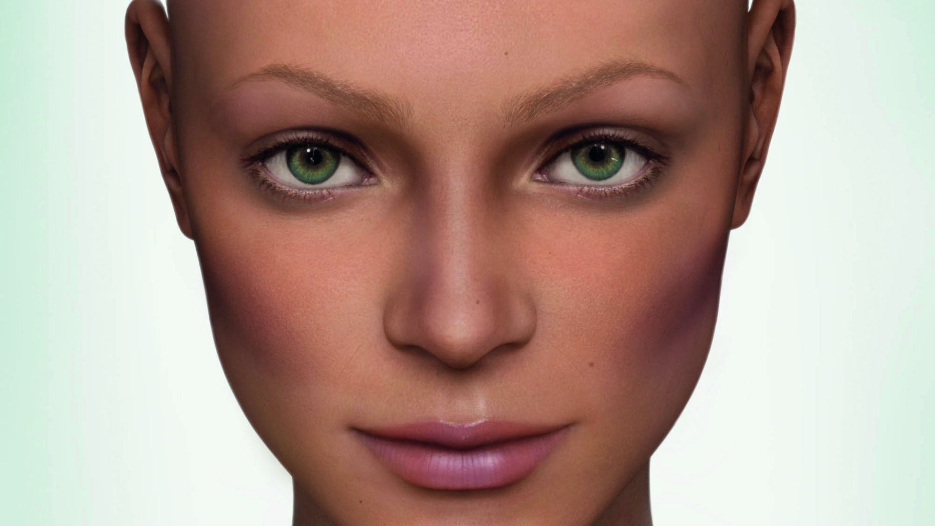 Kirsten Geisler, Maya Brush / First Virtual Birth, 2011, 3D-Computeranimation, Blue Ray, 5:47 Min., Courtesy of the artist, AKINCI, Amsterdam und Galerie Thomas Schulte, Berlin