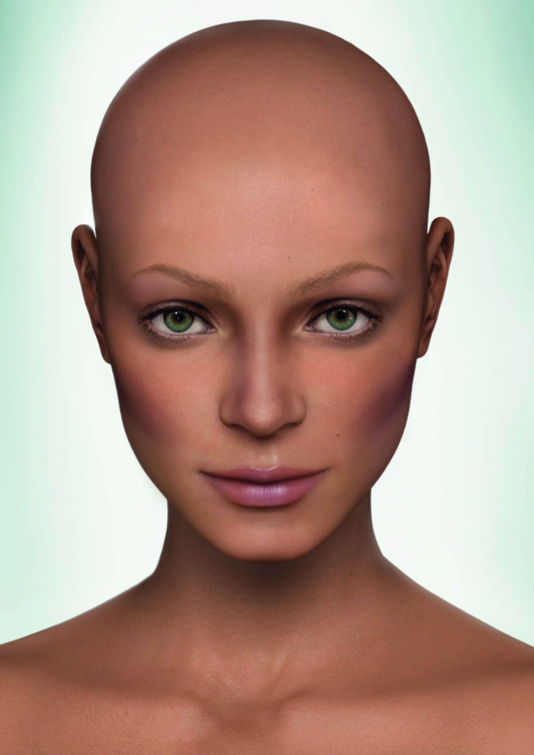 Kirsten Geisler, Maya Brush / First Virtual Birth, 2011, 3D-Computeranimation, Blue Ray, 5:47 Min., Courtesy of the artist, AKINCI, Amsterdam und Galerie Thomas Schulte, Berlin