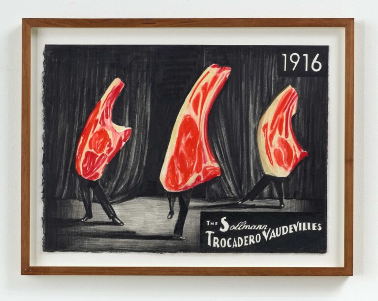 Marcel van Eeden, The Sollmann Trocadero 1916, 2012, Nerostift, Bunststift auf Bütten, Sammlung Gerhard Theewen