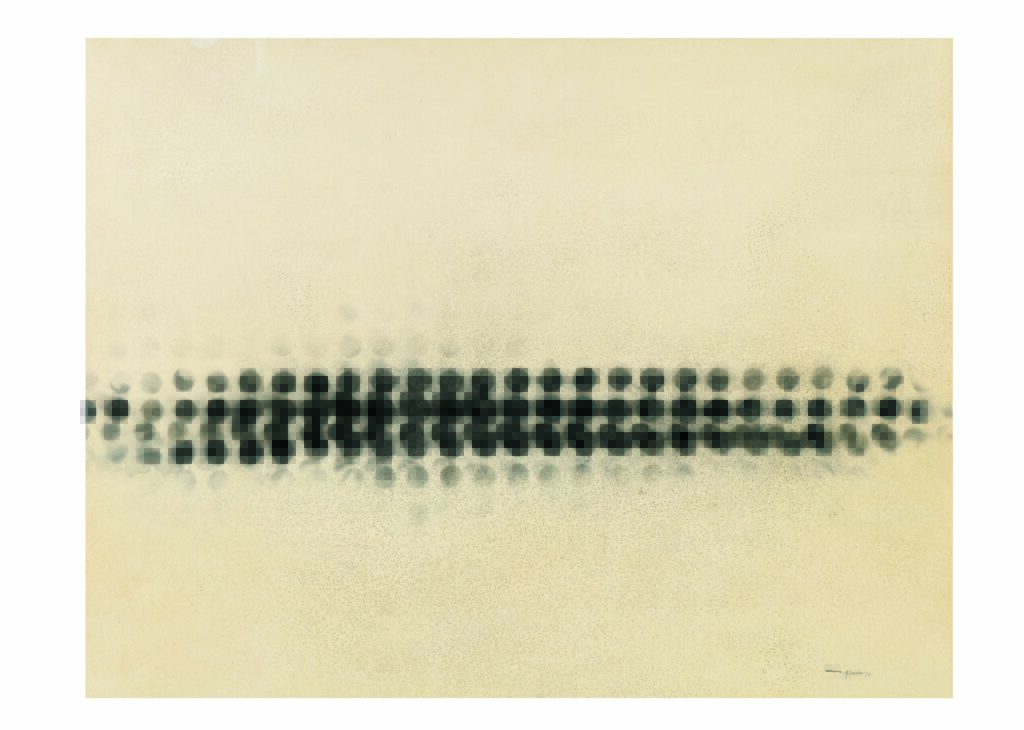 Otto Piene, Ohne Titel, 1959, Rauchzeichnung, Museum Morsbroich, Leverkusen